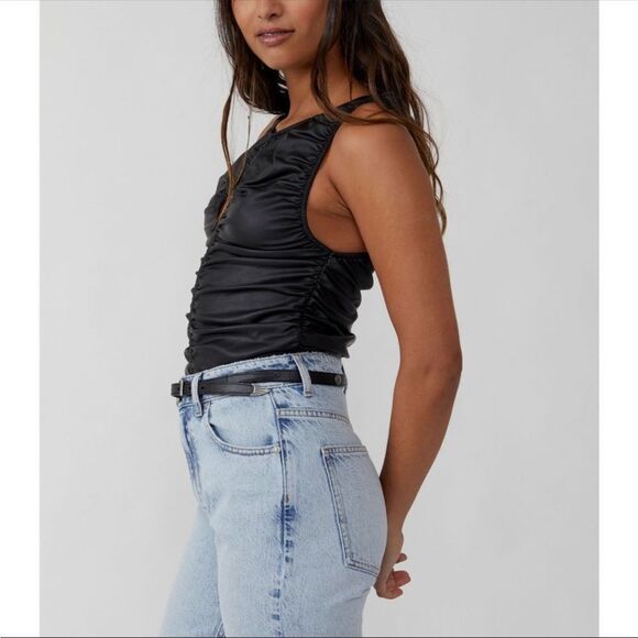 NWT Free People Ride Along Top / Black - Picture 5 of 6